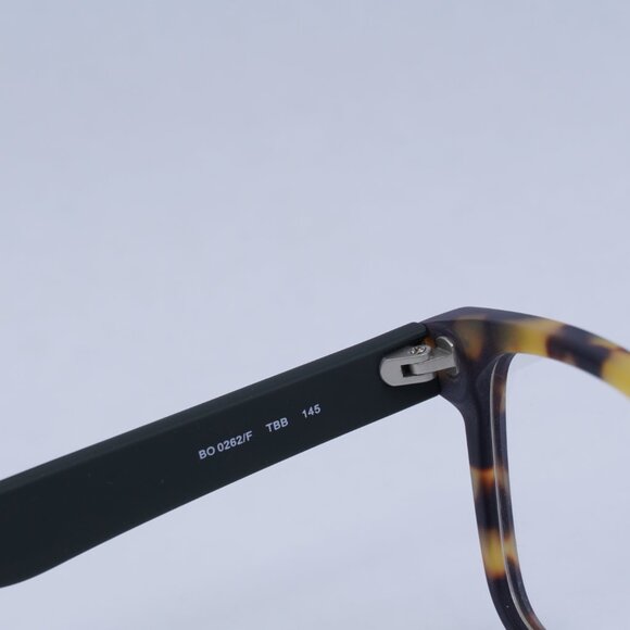 🕶️ New Hugo Boss BO 0262/F TBB  Eyeglasses - Yellow Havana Frame - Picture 8 of 13